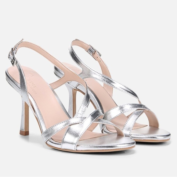 27 EDIT NATURALIZER Vanity Dress Sandal In Silver - Picture 1 of 7